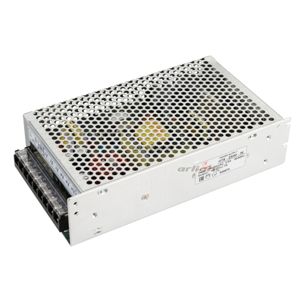 

Блок питания HTS-250M-36 (36V, 7A, 250W) (IP20 Сетка) 020673 (Arlight), Серый, HTS 20673