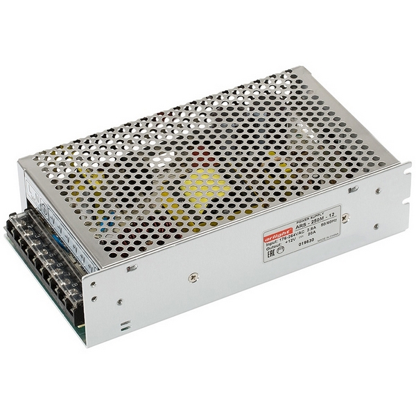 

Блок питания HTS-250M-12 (12V, 20A, 240W) (Arlight, IP20 Сетка, 3 года) 020819, Серый, HTS 020819