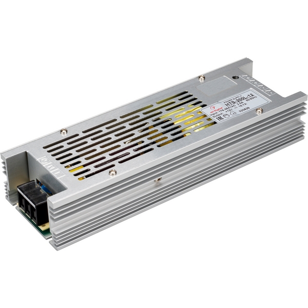 

Блок питания HTS-200L-12 (12V, 16.7A, 200W) (Arlight, IP20 Сетка, 3 года) 020826, Серый, HTS 020826