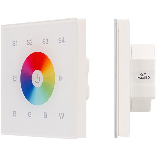 

Панель Sens SR-2820B-AC-RF-IN White (220V,RGBW,1 зона) (Arlight, IP20 Пластик, 3 года) 021038, 021038