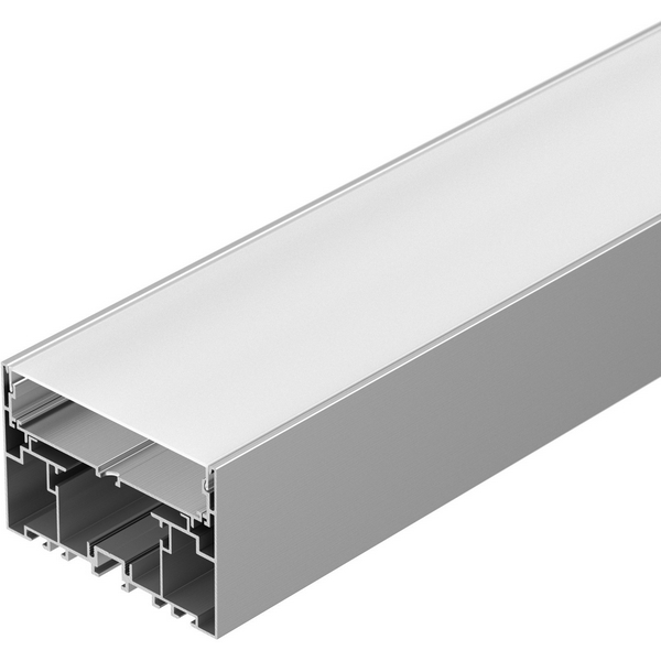 

Профиль с экраном S2-LINE-10570-2500 ANOD+OPAL (Алюминий) 021175 (Arlight), Серый, 21175