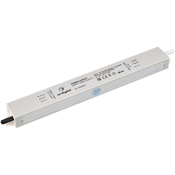 

Блок питания ARPV-12060-SLIM-D (12V, 5A, 60W) (Arlight, IP67 Металл) 022458(1), ARPV 022458(1)