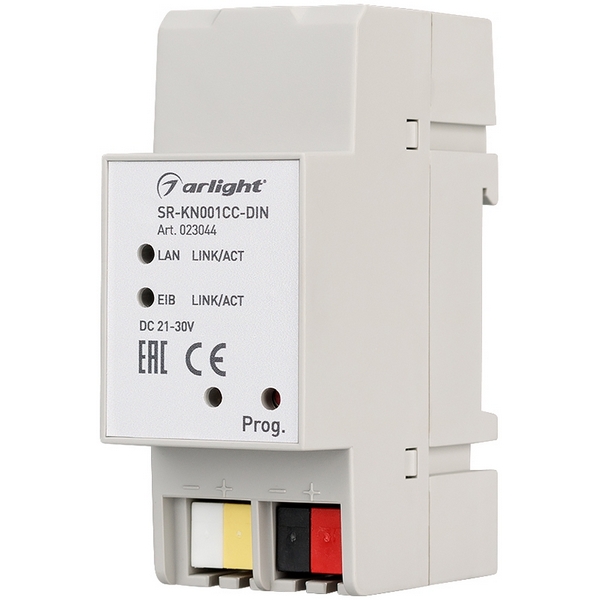 

Конвертер SR-KN001CC-DIN (20-30V, 12mA, Ethernet) Arlight 023044, Белый, 23044