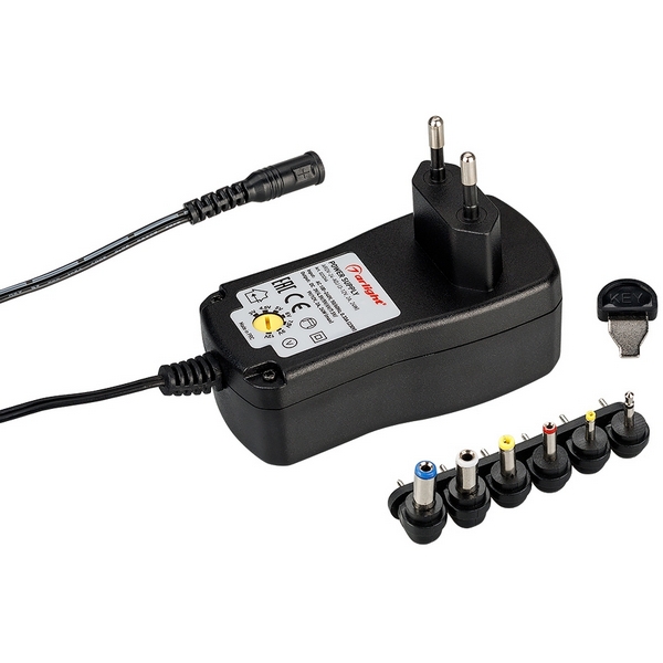 

Блок питания ARDV-24-ADJ (3-12V, 2A, 24W) (Адаптер) 023246 (Arlight), Черный, ARDV 23246