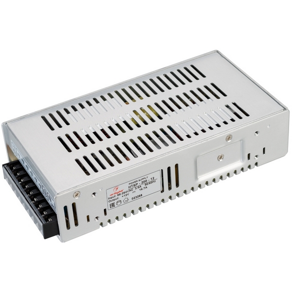 Блок питания HTSP-200-12 (12V, 16.7A, 200W, PFC) (IP20 Сетка) 023268 (Arlight) HTSP 23268