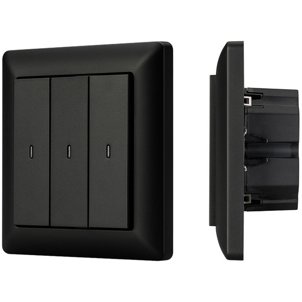 

Панель Knob SR-KN0320-IN Graphite (KNX, DIM) 023848 (Arlight), Черный, 23848