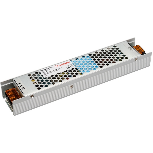 

Блок питания ARS-200L-24 (24V, 8.3A, 200W) (Arlight, IP20 Сетка, 2 года) 024121, Серый, ARS 024121