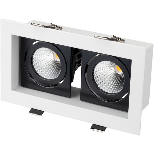 

Светильник CL-KARDAN-S180x102-2x9W White (WH-BK, 38 deg) (IP20 Металл) 024131 (Arlight), Черный, CL-KARDAN 24131