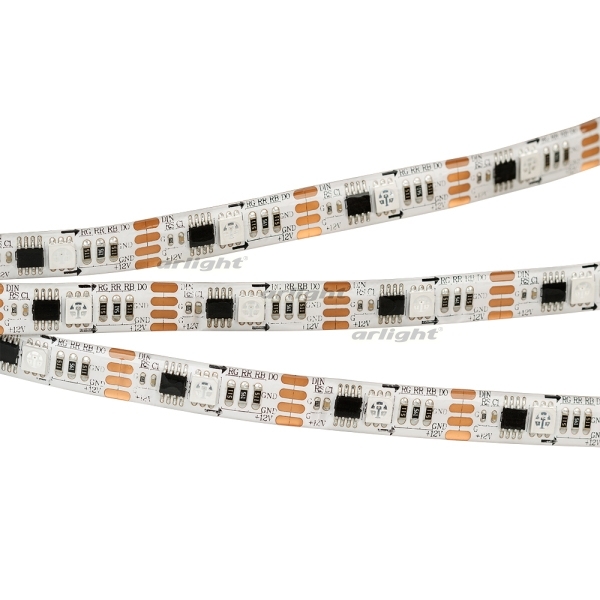 

Светодиодная лента SPI-5000SE-AM 12V RGB (5060, 150 LED x1, 1903) (Закрытый, IP65) 024500 (Arlight), SPI-5000SE 24500