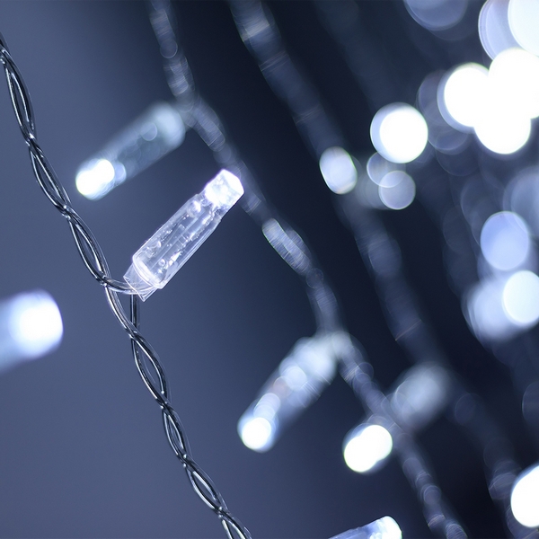 

Светодиодная гирлянда ARD-CURTAIN-CLASSIC-2000x9000-CLEAR-2200LED-WATERFALL White (230V, 180W) (Ardecoled, IP65) 024876, Classic 024876