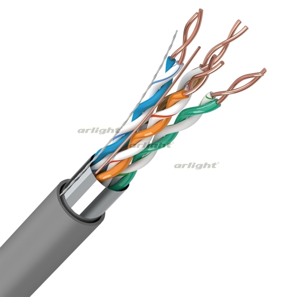 

Кабель ARL-FTP-PRO-4PR-24AWG-CAT5e-CU (305m) 025052 (Arlight), Серый, 25052