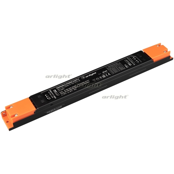 

Блок питания ARJ-26-LONG-0-10V-PFC-B (26W, 250-400mA) (IP20 Металл) 025077 (Arlight), Черный, ARJ 25077