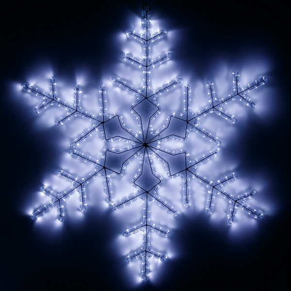 

Световая фигура светодиодная ARD-SNOWFLAKE-M3-920x920-432LED White (230V, 27W) (Ardecoled, IP65) 025306, Прозрачный, 025306