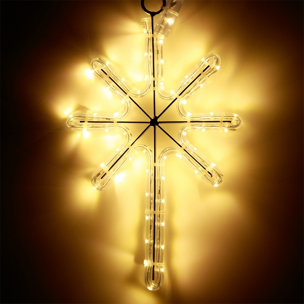 

Световая фигура светодиодная снежинка ARD-STAR-M2-380x250-36LED Warm (230V, 2.5W) (Ardecoled, IP65) 025313, Прозрачный, 025313