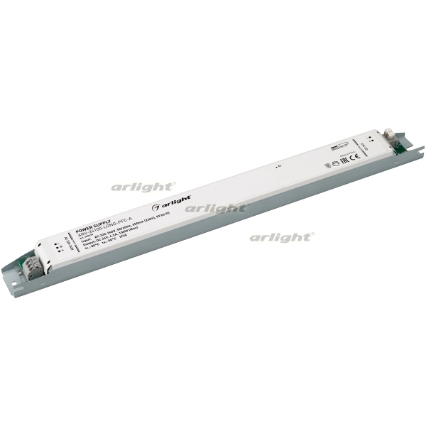 

Блок питания ARV-24100-LONG-PFC-A (24V, 4.2A, 100W) (IP20 Металл) Arlight ARV 025479, Серый, ARV 25479