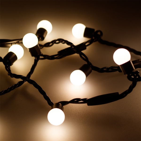 

Светодиодная гирлянда ARD-BALL-CLASSIC-D17.5-20000-BLACK-200LED WARM (230V, 14W) (Ardecoled, IP65) 025591, Classic 025591