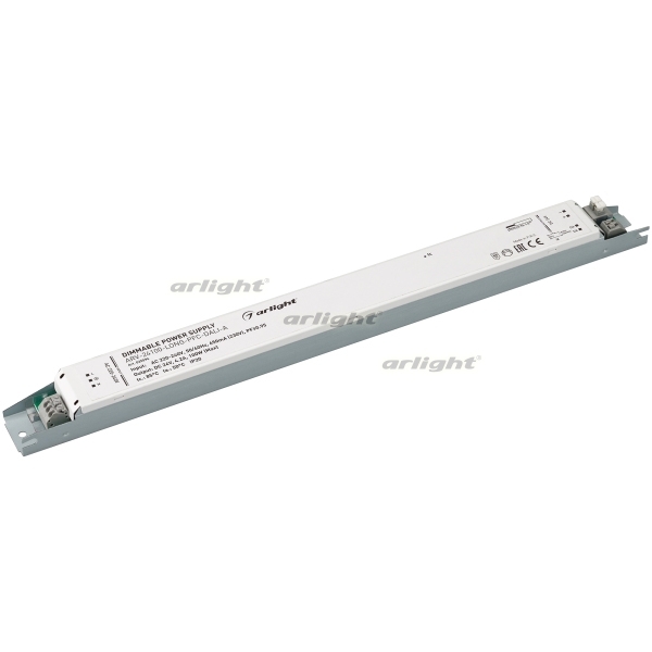 

Блок питания ARV-24100-LONG-PFC-DALI-A (24V, 4.2A, 100W) (IP20 Металл) Arlight ARV 025596, Серый, ARV 25596