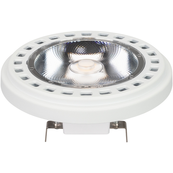 Лампа AR111-UNIT-G53-15W- Warm3000 (WH, 24 deg, 12V) (Arlight, Металл) 025640