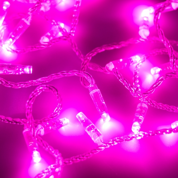 

Светодиодная гирлянда ARD-STRING-CLASSIC-10000-CLEAR-100LED-FLASH PINK (230V, 7W) (Ardecoled, IP65) 025792, Classic 025792