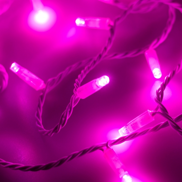 

Светодиодная гирлянда ARD-STRING-CLASSIC-10000-WHITE-100LED-FLASH PINK (230V, 7W) (Ardecoled, IP65) 025822, Classic 025822
