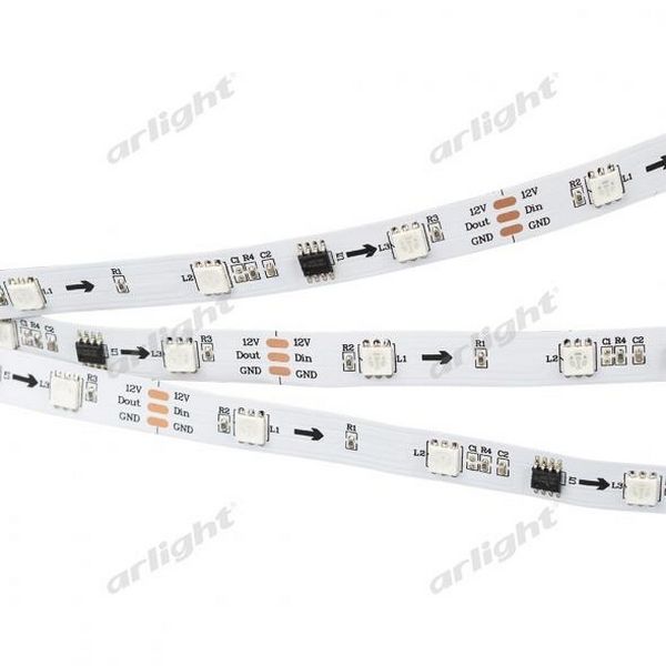 

Светодиодная лента SPI-5000-5060-30 12V Cx3 (10mm, 7.2W/m, IP20) (Открытый, 026368(1) Arlight SPI открытая 026368, SPI открытая 026368