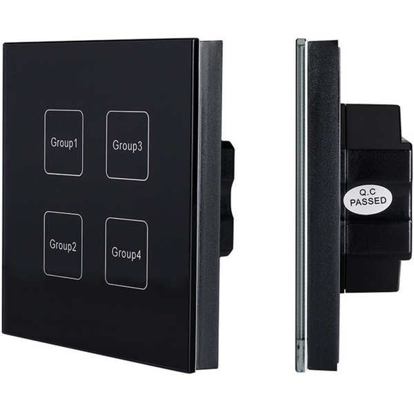 

INTELLIGENT Сенсорная панель DALI-113-4G-DIM-IN (BUS, черная) (IARL, -) 026773 Arlight, 026773