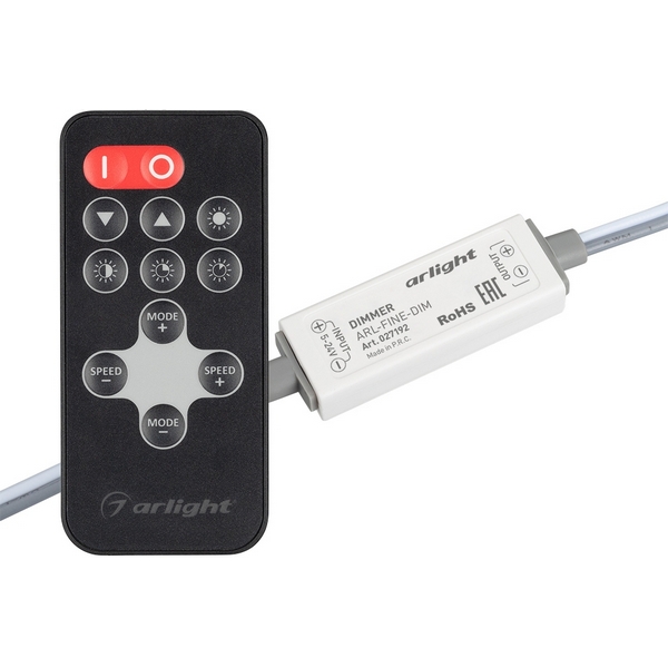 

Диммер ARL-FINE-DIM Black (5-24V, 1x5A, RF ПДУ 11кн) (Arlight, IP20 Пластик, 1 год) 027192, Черный, 027192