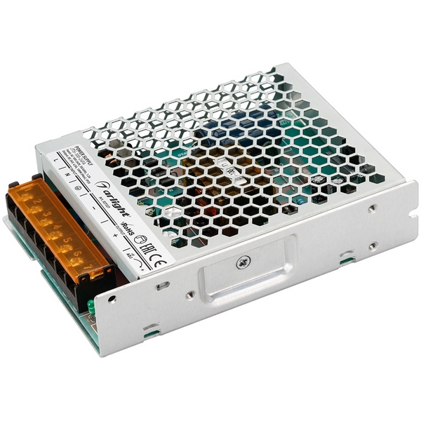 

Блок питания JTS-100-24-FA (24V, 4.5A, 108W) (IP20 Сетка) Arlight 027327, Серый, 27327