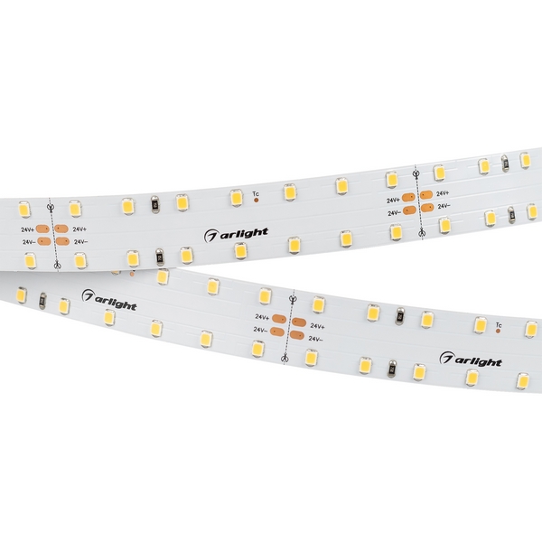

Светодиодная лента RT 2-4700 24V Warm3000 20mm (2835, 140 LED/m, LUX) (Arlight, 21.6 Вт/м, IP20) 028005, RT кратная Пи 028005