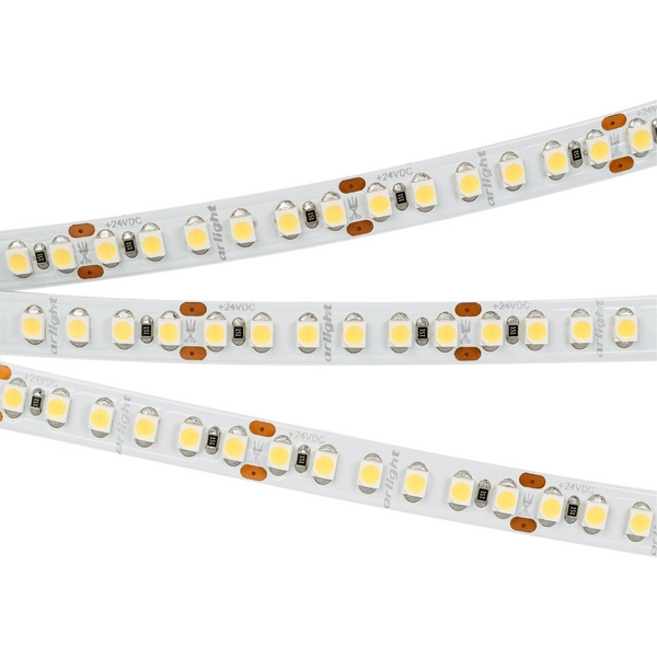 

Светодиодная лента RT-A180-8mm 24V Warm3000 (14.4 W/m, IP20, 3528, 5m) (Arlight, Открытый) 028576(2) (5 шт.), RT открытая 028576(2)