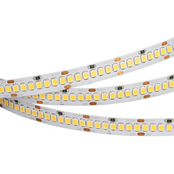 

Светодиодная лента RT-A252-10mm 24V Warm2400 (11 W/m, IP20, 2835, 5m) (Arlight, 10 Вт/м, IP20) 028620(2) (5 шт.), RT открытая 028620(2)