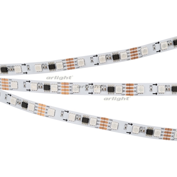 

Светодиодная лента SPI-5000-RAM-5060-60 12V Cx3 RGB-Auto (10mm, 12W/m, IP20) (Открытый, IP20) 028871 (Arlight), Белый, SPI 028871