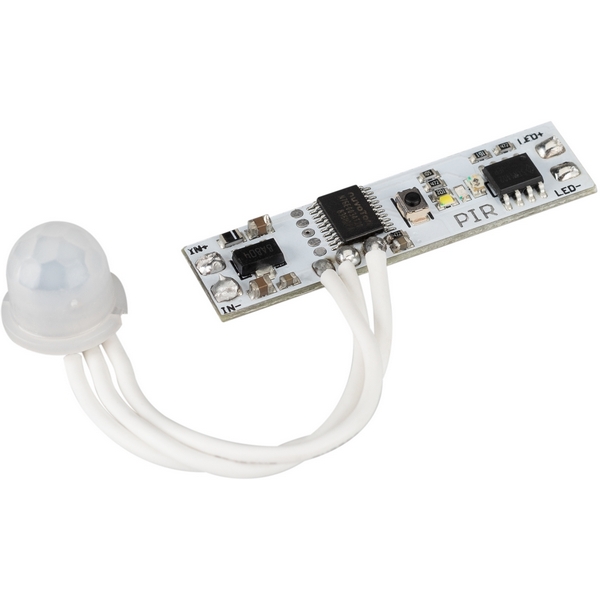 

ИК-выключатель SR-IRIS-IRH (12-24V, 1x5A, 40x11mm) (Arlight, Открытый) 029110, Белый, Iris 029110