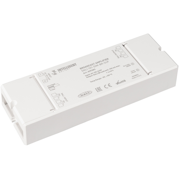 

INTELLIGENT Усилитель DALI-101-DIM-BR-SUF (DALI bus, 230V) (IARL, -) 029283 Arlight, 029283