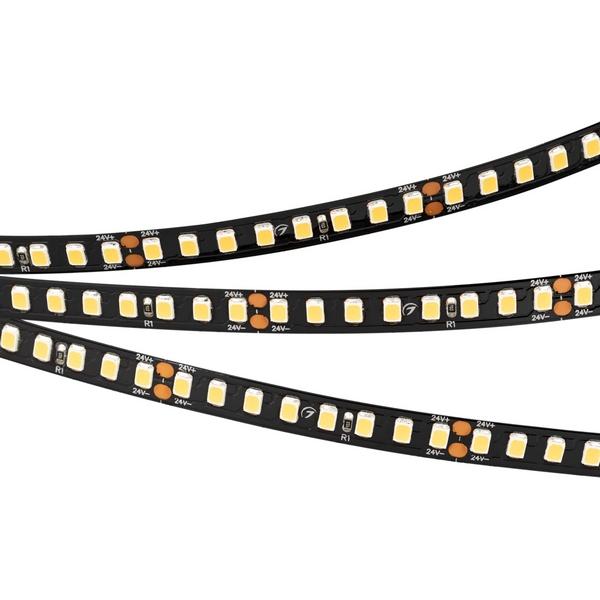 Изображение товара Светодиодная лента RT-A160-BLACK-8mm 24V Warm3000 5м IP20