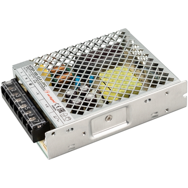 

Блок питания HTSP-100-12-FA-PFC (12V, 8.5A, 100W) (IP20 Сетка) 030676 (Arlight), Серый, HTSP 30676