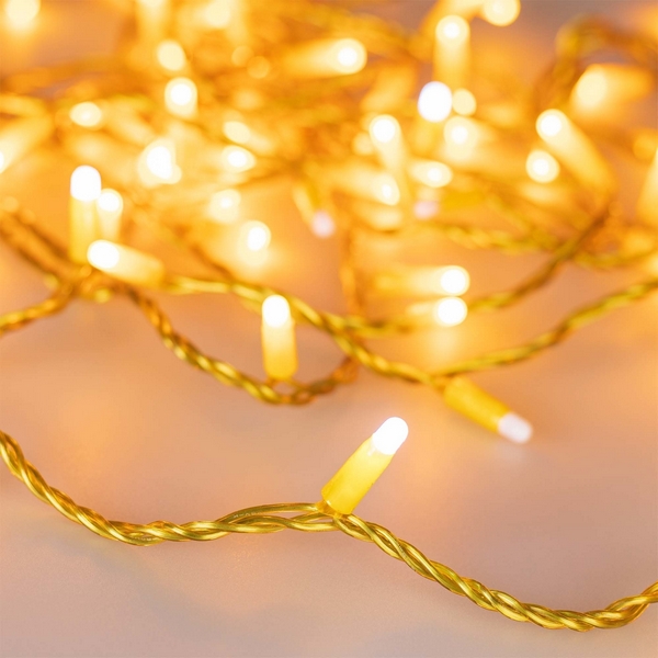 

Светодиодная гирлянда ARD-STRING-CLASSIC-10000-YELLOW-100LED-MILK-FLASH Yellow (230V, 7W) (Ardecoled, IP65) 031201, Classic 031201