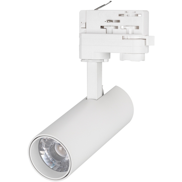 

Трековый светильник трехфазный светодиодный LGD-GERA-TRUECOLOR-4TR-R55-10W Warm3000 CRI98 (WH, 24 deg, 230V) (Arlight, IP20 Металл) 031406, Белый, Gera 031406