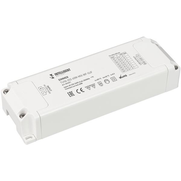 

INTELLIGENT Диммер TUYA-202-60W-MIX-WF-SUF (230V, 433MHz, 900-1500mA) (IARL, -) 031671 Arlight, 031671