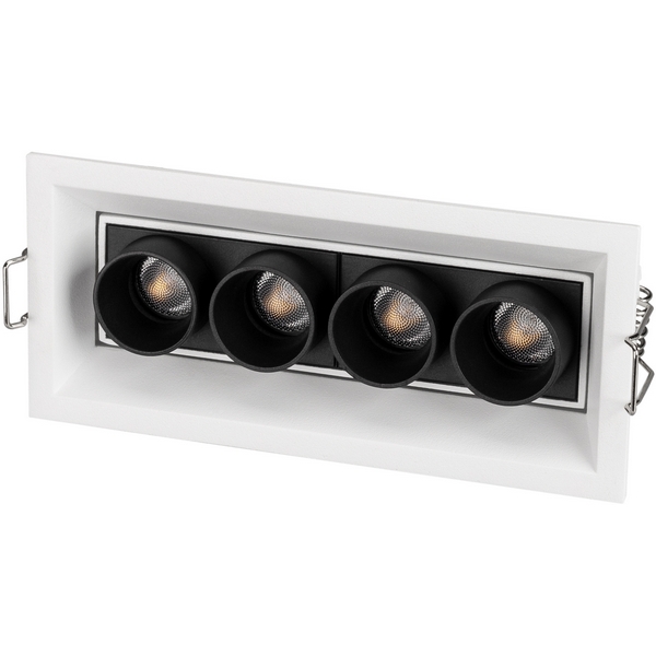 

Светильник встраиваемый LED MS-ORIENT-BUILT-TURN-TC-S67x150-10W Warm3000 (WH-BK, 30 deg, 230V) (Arlight, IP20 Металл, 5 лет) 031929, Черно-белый, Orient 031929