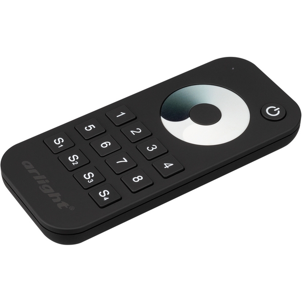 

Пульт SMART-R24-DIM Black (8 зон, 2.4G) (Arlight, IP20 Пластик, 5 лет) 031935, Черный, 031935