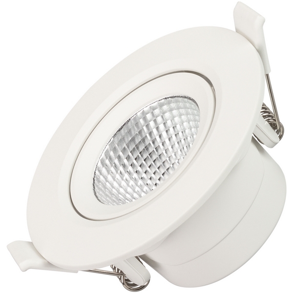 

Светильник встраиваемый LED LTD-POLAR-TURN-R90-7W Warm3000 (WH, 36 deg, 230V) (Arlight, IP20 Пластик, 3 года) 032310, Polar 032310