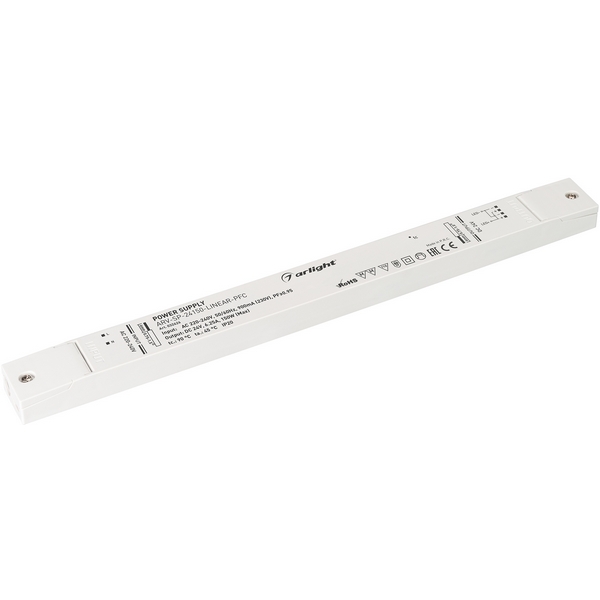 

Блок питания ARV-SP-24150-LINEAR-PFC (24V, 6.25A, 150W) (Arlight, IP20 Пластик, 5 лет) 032626, Белый, ARV-SP 032626