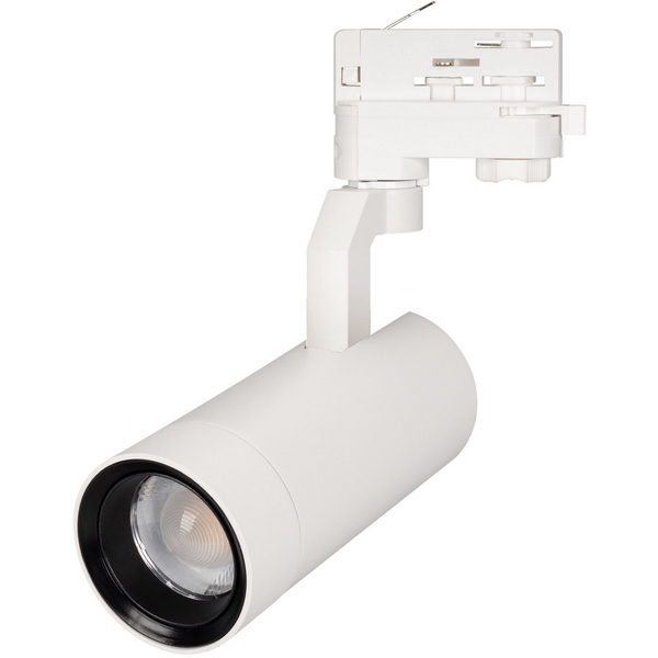 

Трековый светильник трехфазный 220V LGD-GELIOS-4TR-R67-20W Warm3000 (WH, 20-60 deg, 230V, DALI) (IP20 Металл) 032935 (Arlight), Белый, 032935