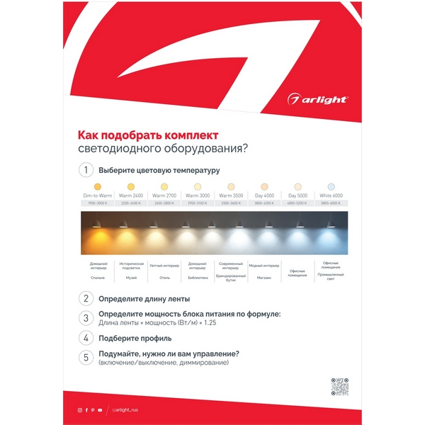 

Буклет Как подобрать продукцию Arlight-А4 (Arlight, -) 033103, 033103