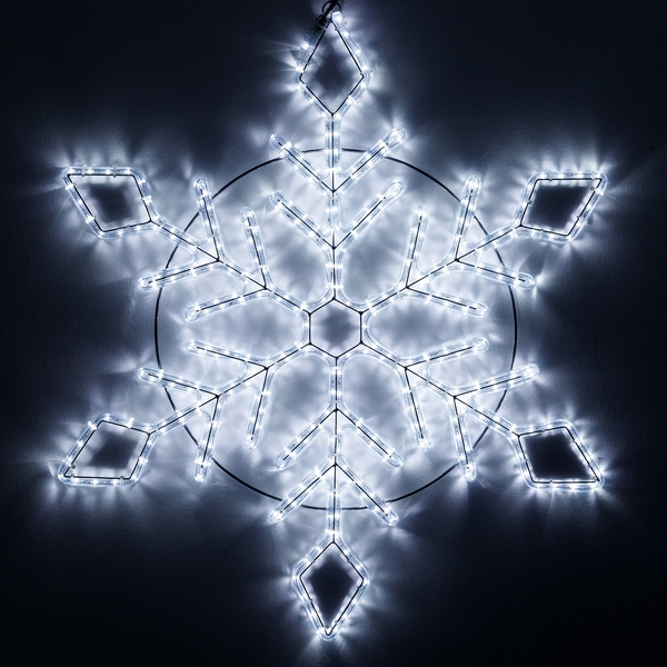 

Световая фигура светодиодная ARD-SNOWFLAKE-M9-900x900-360LED White (230V, 22W) (Ardecoled, IP65) 034256, 034256