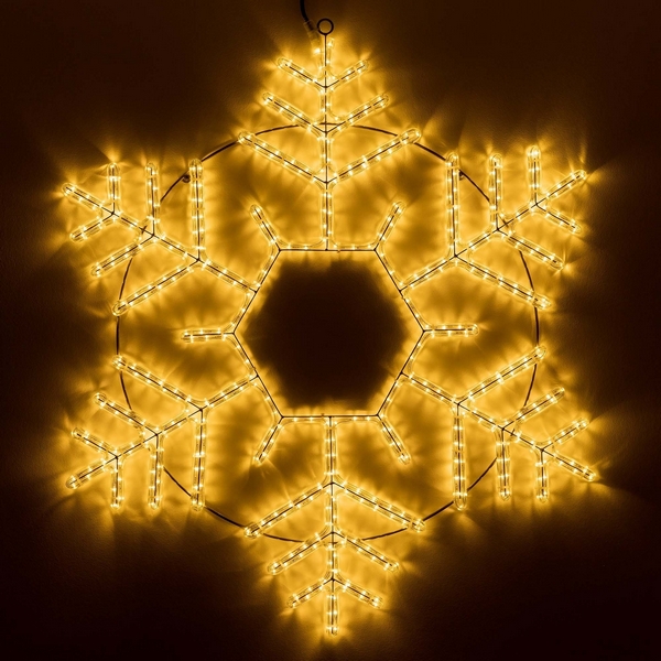 

Световая фигура светодиодная ARD-SNOWFLAKE-M10-1000x900-504LED Warm (230V, 31W) (Ardecoled, IP65) 034259, 034259