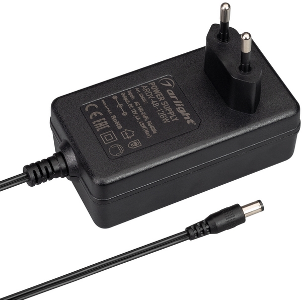 

Блок питания ARDV-48-12BW (12V, 4.0A, 48W) (Arlight, Адаптер) 034847, 034847