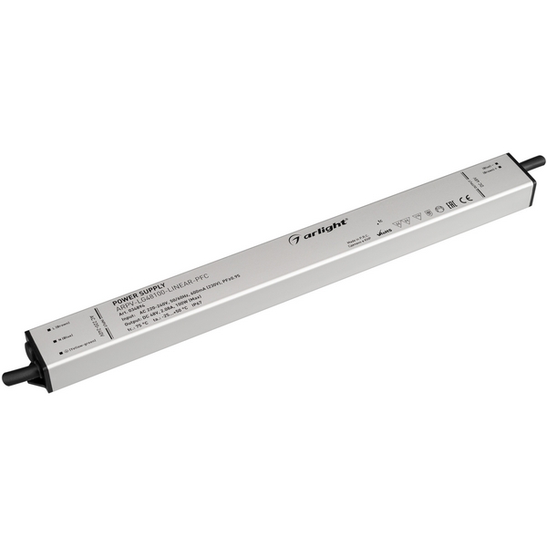 

Блок питания ARPV-LG48100-LINEAR-PFC (48V, 2.08A, 100W) (Arlight, IP67 Металл) 034894, ARPV 034894