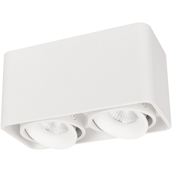 

Накладной светильник LED SP-CUBUS-S195x100-2x8W Warm3000 (WH, 45 deg, 230V) (Arlight, IP20 Металл, 3 года) 036058, Cubus 036058